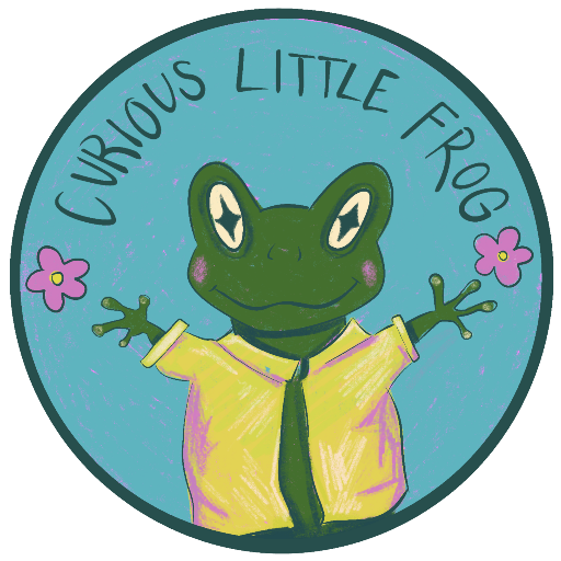 Curious Little Frog logo